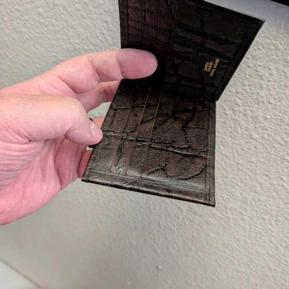 NOS Prince Gardner Z-Fold Leather Wallet 